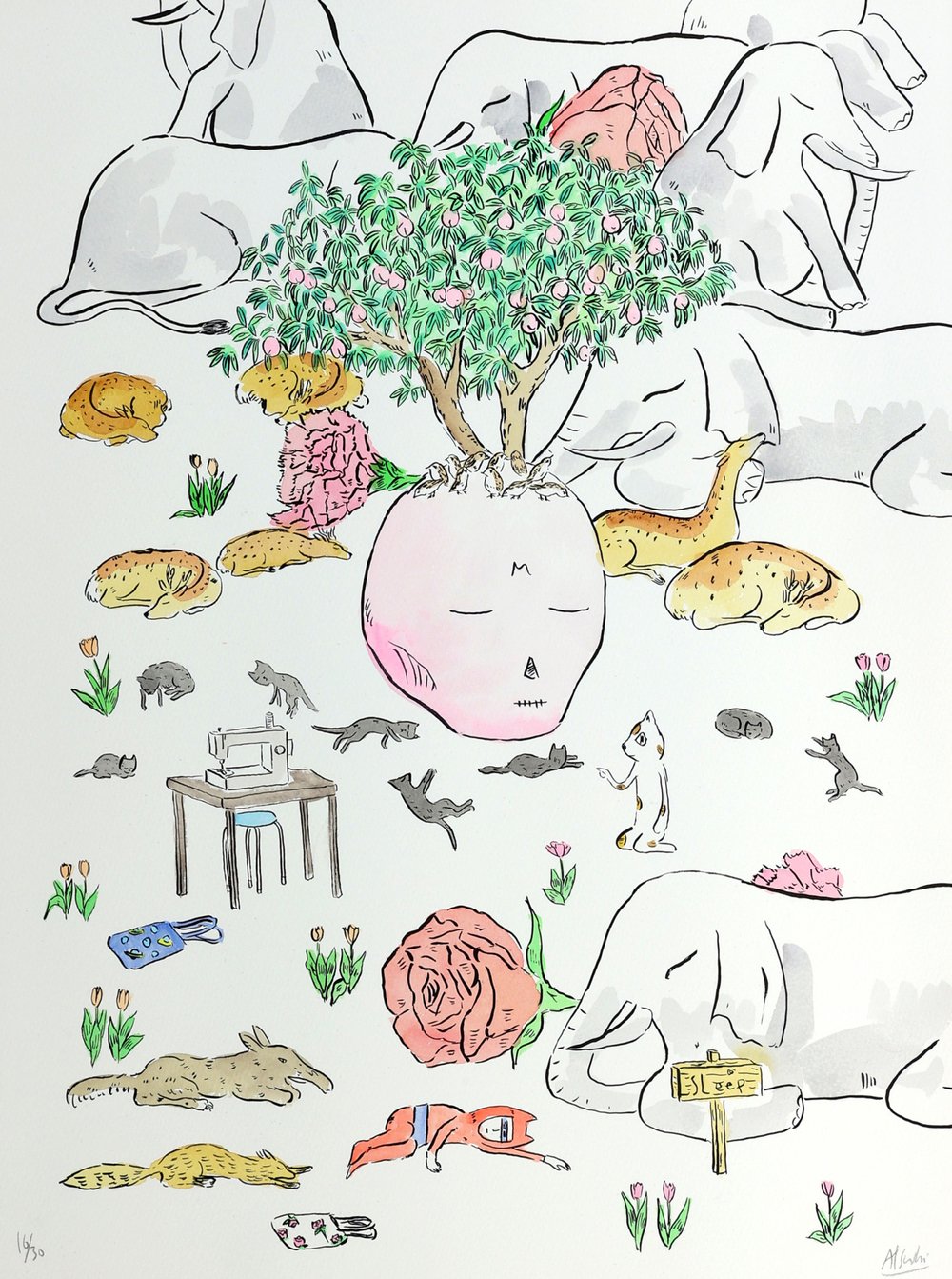 Kaga, Atsushi | Peach tree, 2023 — available on Composition Gallery
