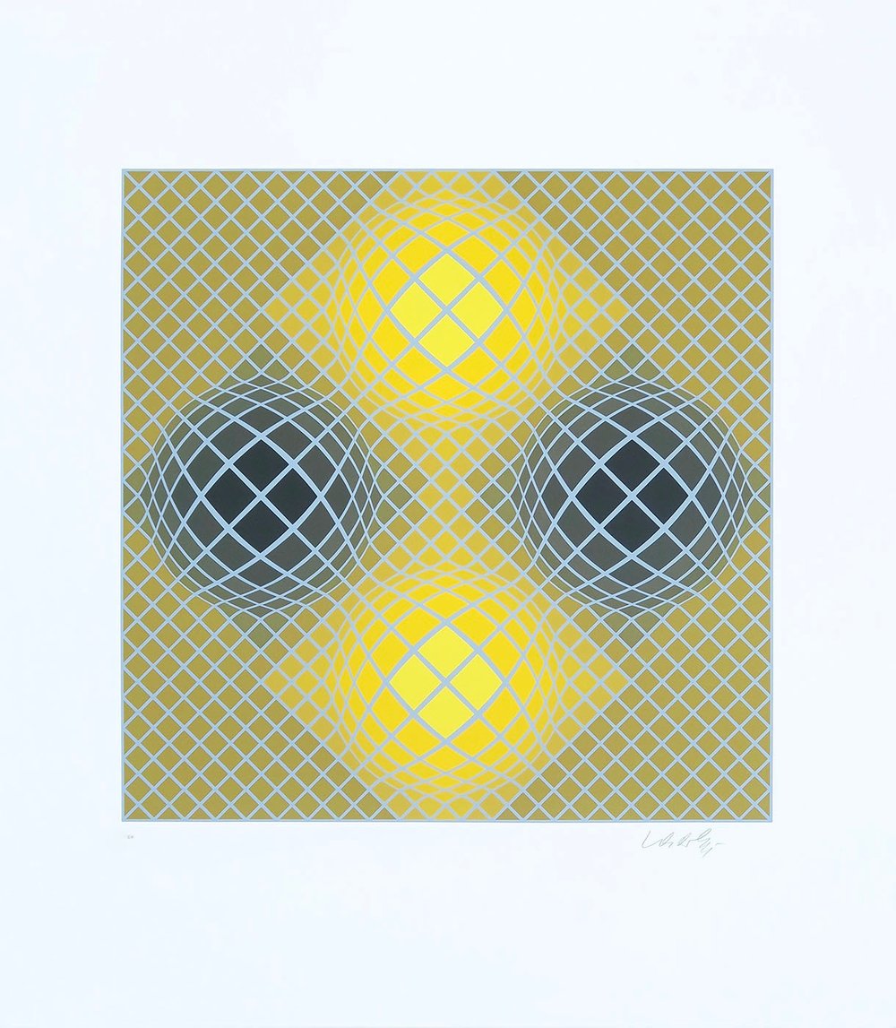 Vasarely, Victor | Olla, 1988 — available on Composition Gallery