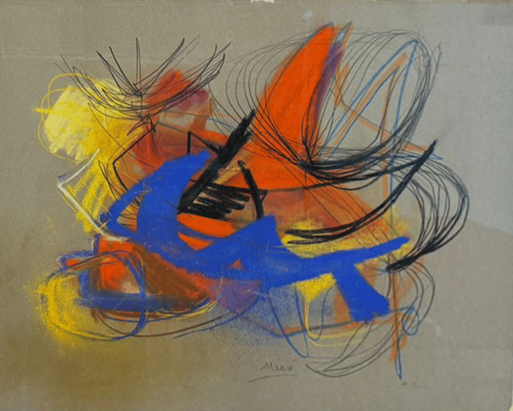 Miró, Joan | Untitled (Chromatic Scribble) — available on Composition Gallery