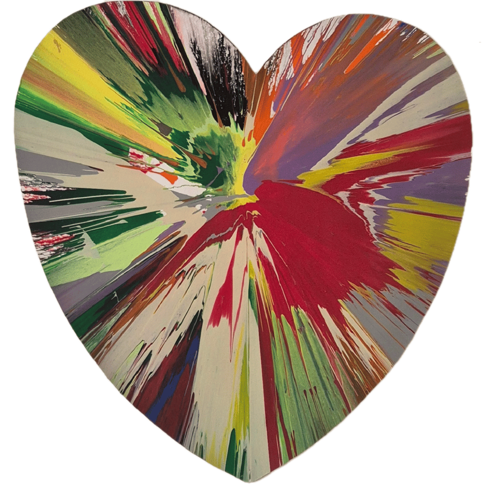Hirst, Damien | Untitled (spin - heart), 2009 — available on Composition Gallery