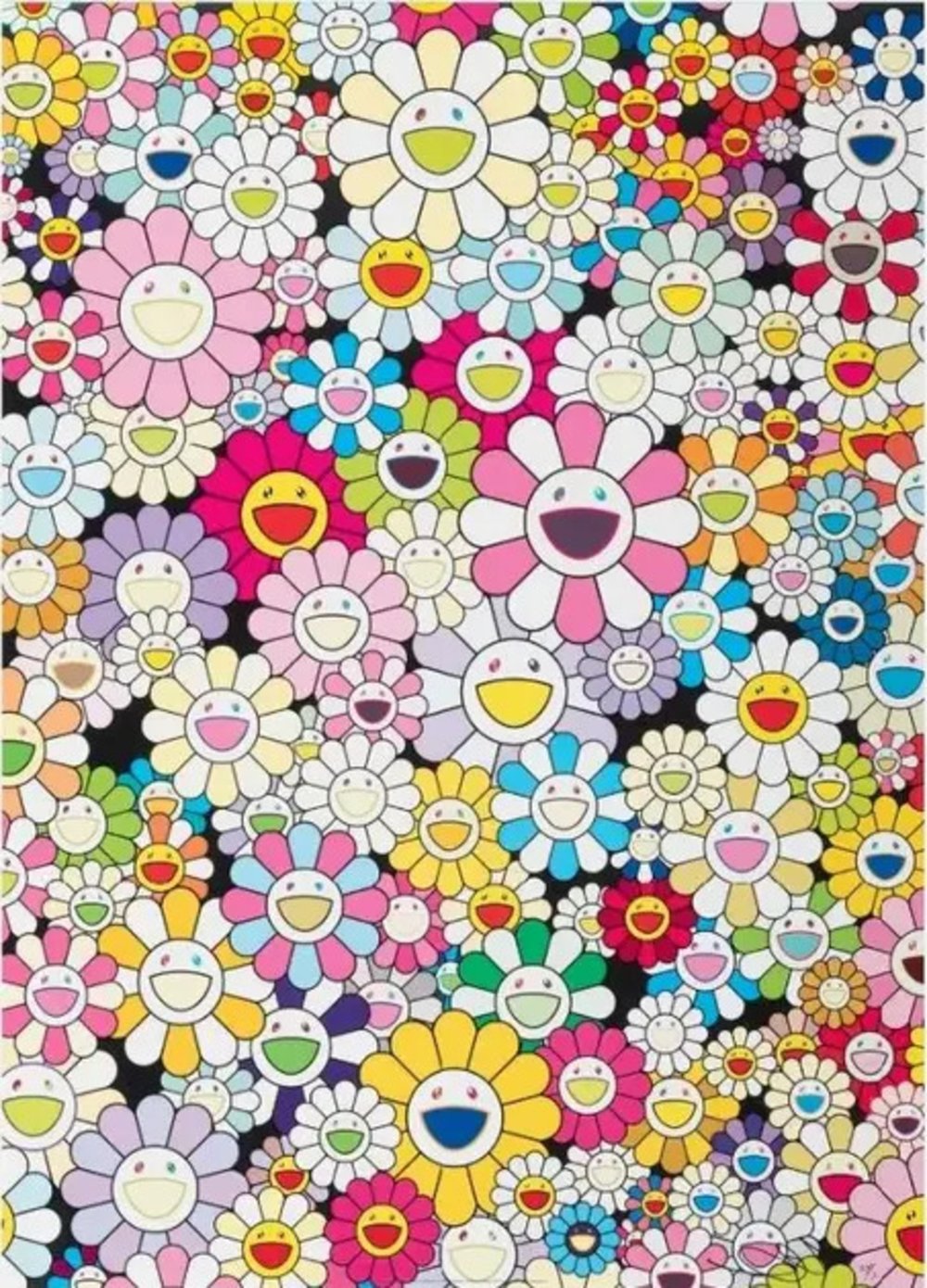 Murakami, Takashi | Homage to Yves Klein, Multicolor A, 2012 — available on Composition Gallery