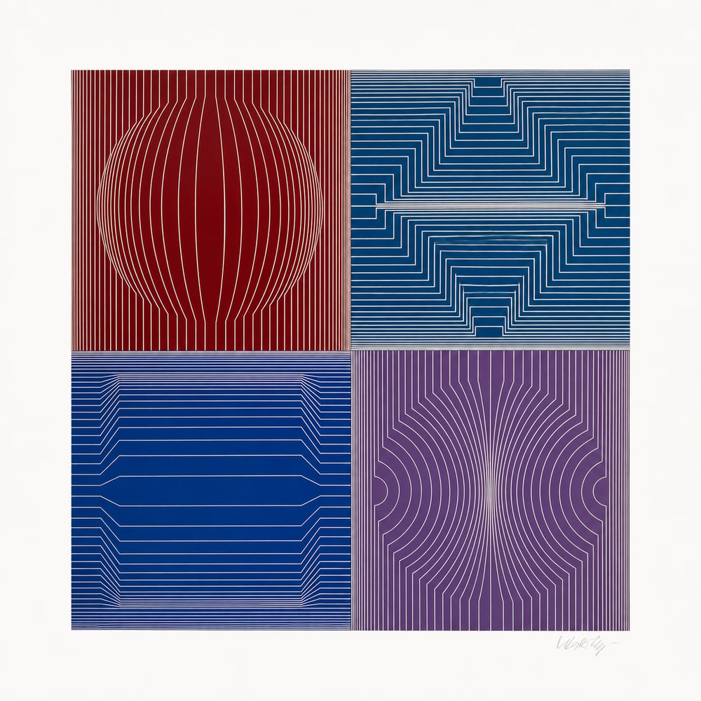 Vasarely, Victor | La Certa, 1981 — available on Composition Gallery