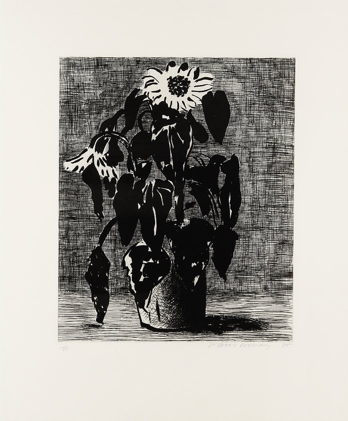 Hockney, David | Sunflower I, 1995 — available on Composition Gallery