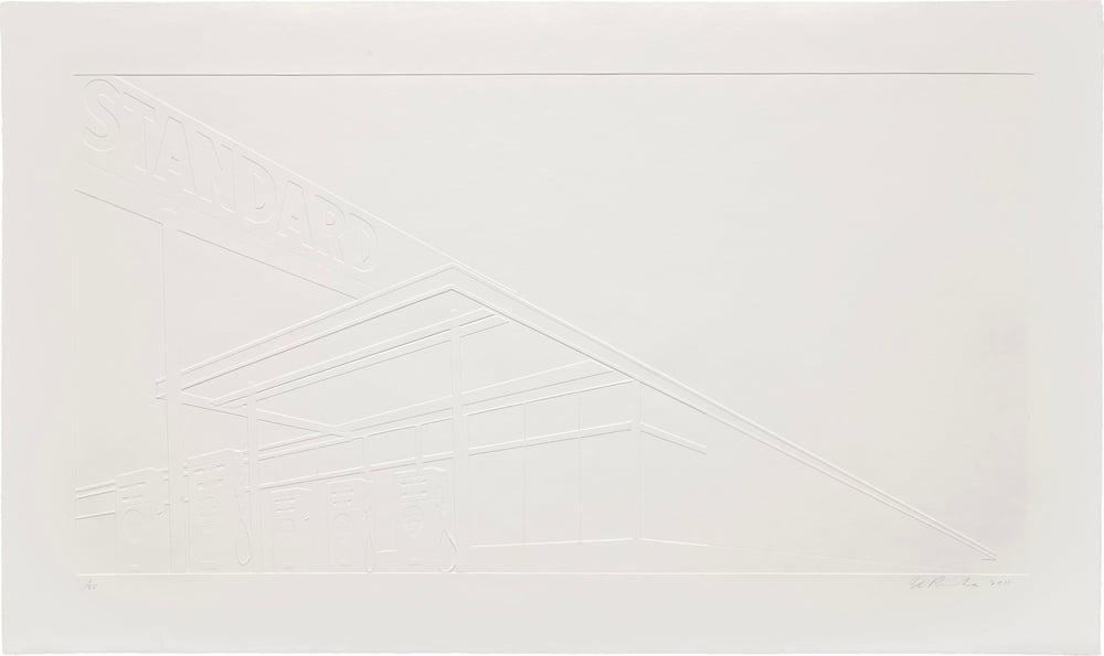 Ruscha, Ed | Ghost Station, 2011 — available on Composition Gallery