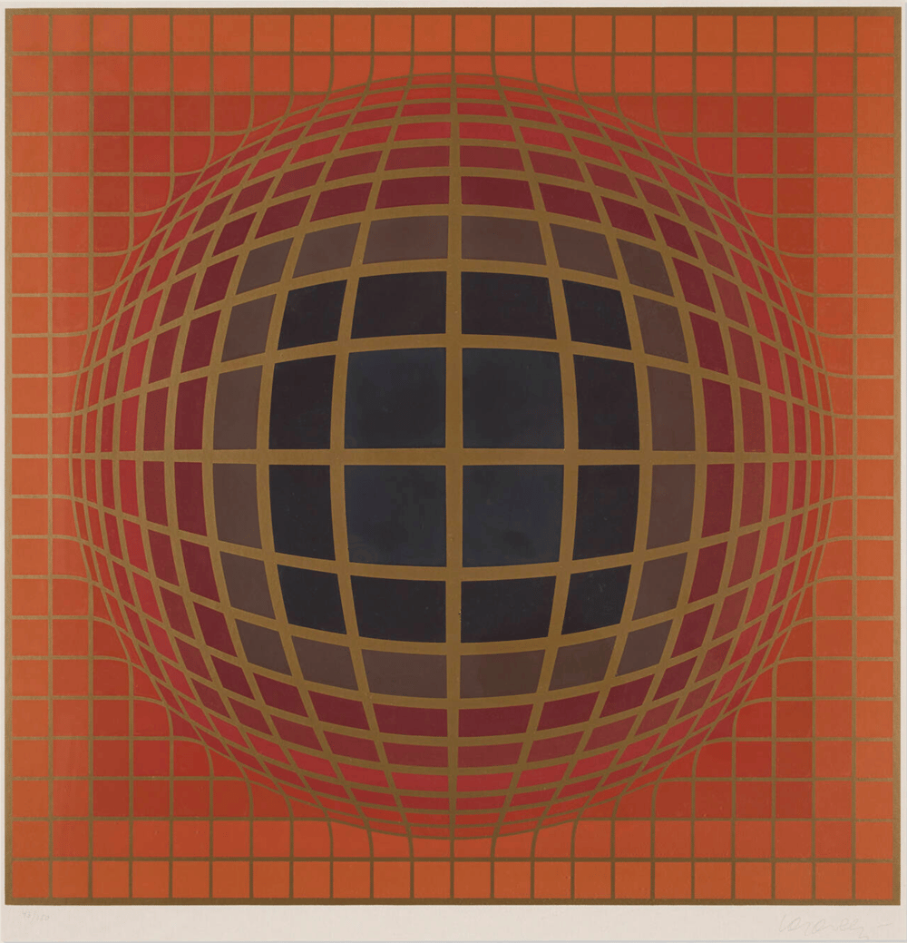 Vasarely, Victor | B-Bomb-b (1), 1974 — available on Composition Gallery Vasarely, Victor | B-Bomb-b (1), 1974 — available on Composition Gallery