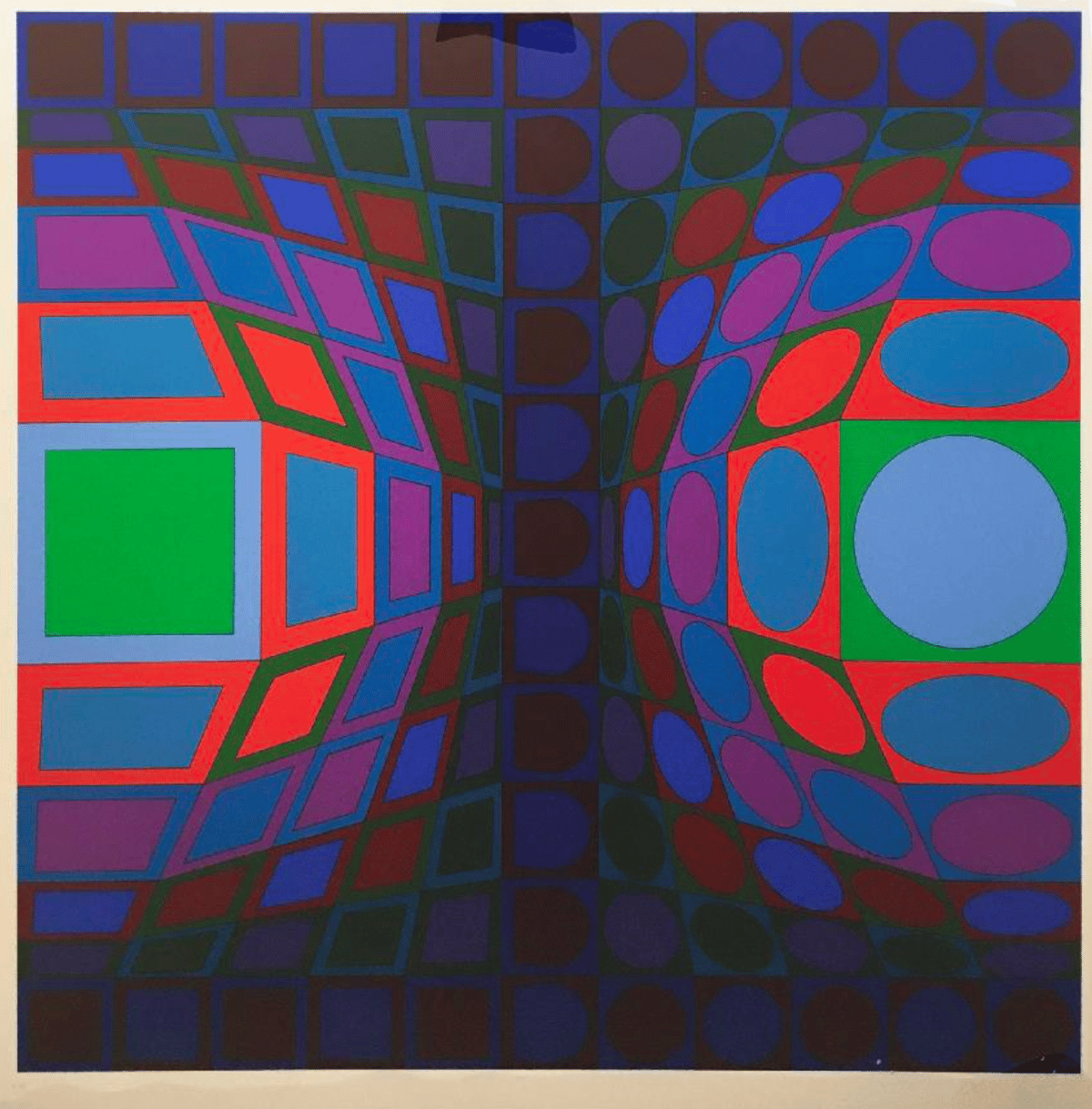 Victor Vasarely | Viva (1974, Screenprint) | Buy at Composition