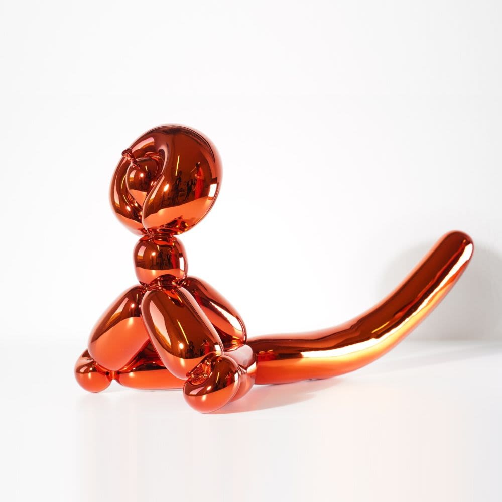 Artwork © Jeff Koons - Balloon Monkey (Orange), 2019