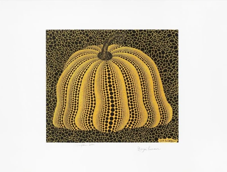 Artwork © Yayoi Kusama - Pumpkin 2000 (Yellow), 2000