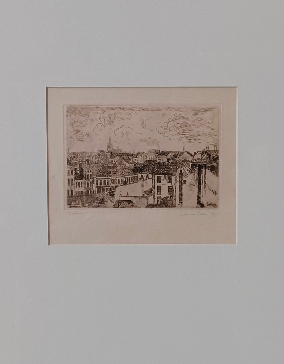 Artwork © James Ensor, Les Toits a Ostende, 1903