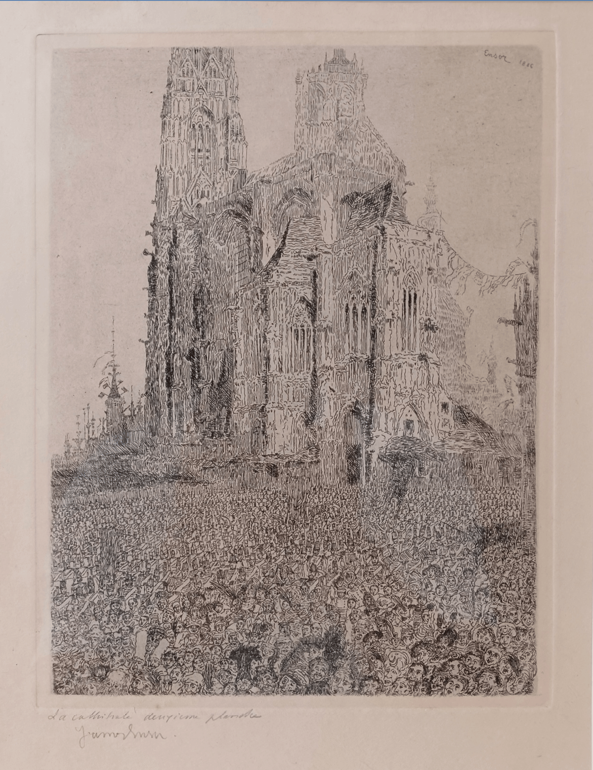 Artwork © James Ensor, La Cathédrale, 1896