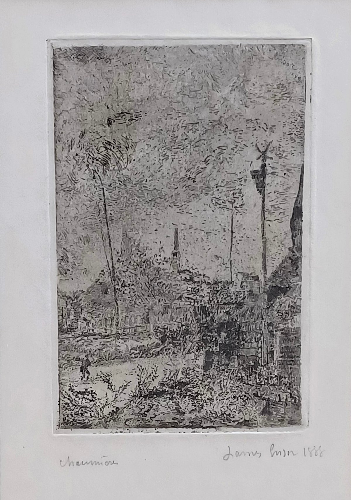 Artwork © James Ensor, Chaumières, 1888