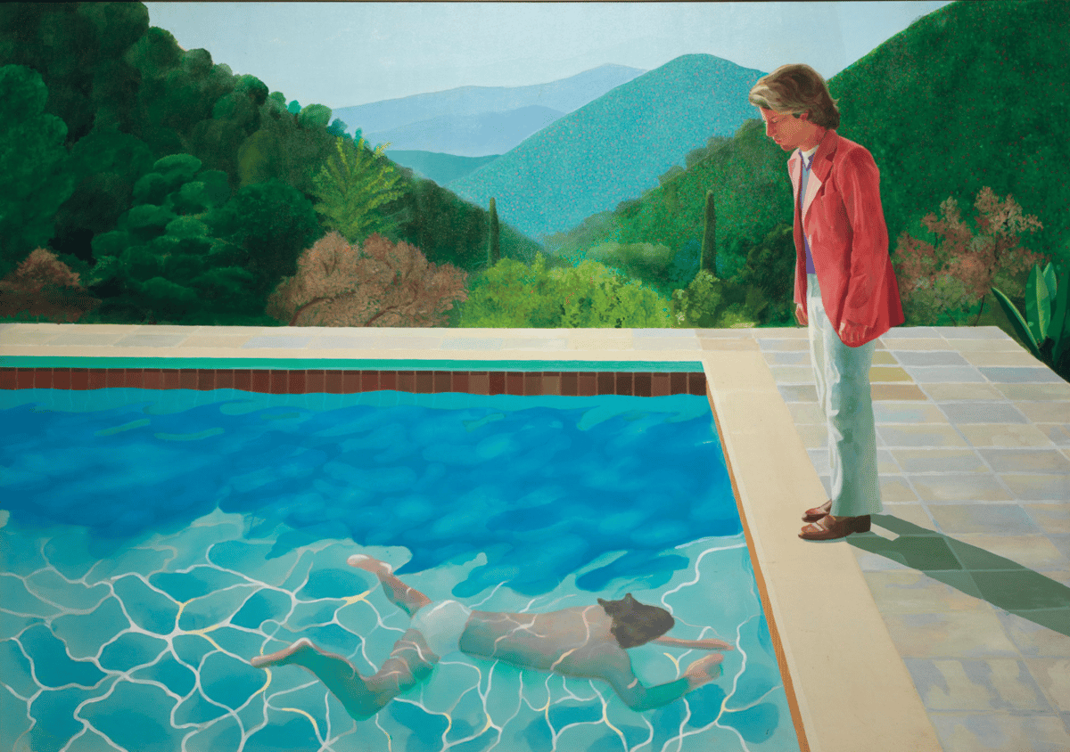Portrait of an Artist (Pool with Two Figures), 1972 by David Hockney