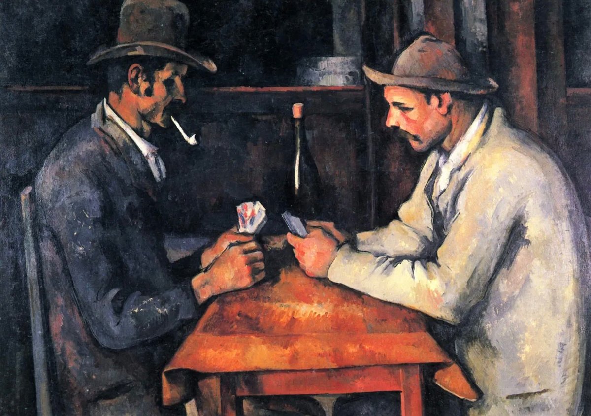 The Card Players,  1890s by Paul Cézanne
