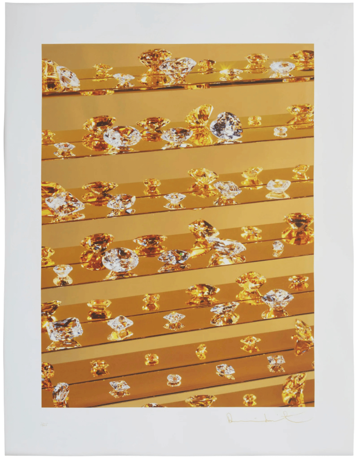 Artwork © Damien Hirst - Gold Tears, 2012