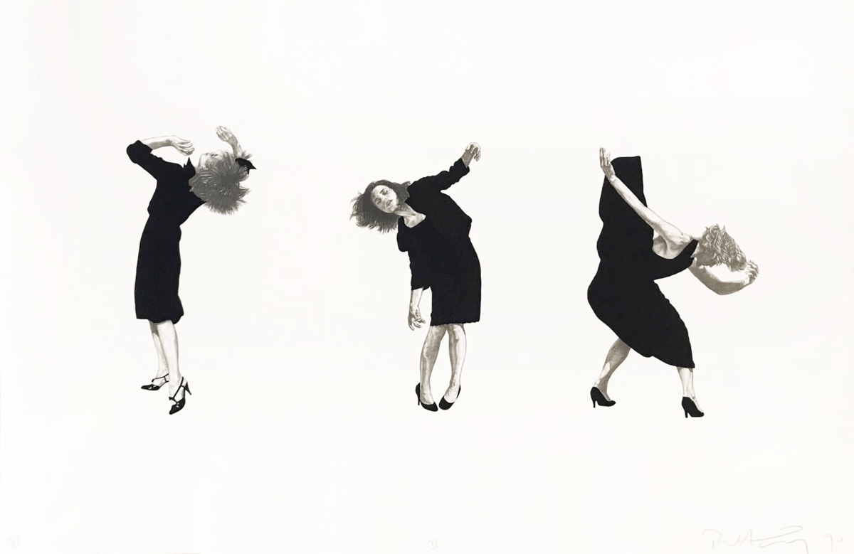 Artwork © Robert Longo - Men in the Cities, Tokyo, Seibu Department Stores, Ltd. II (3 Women) 1990