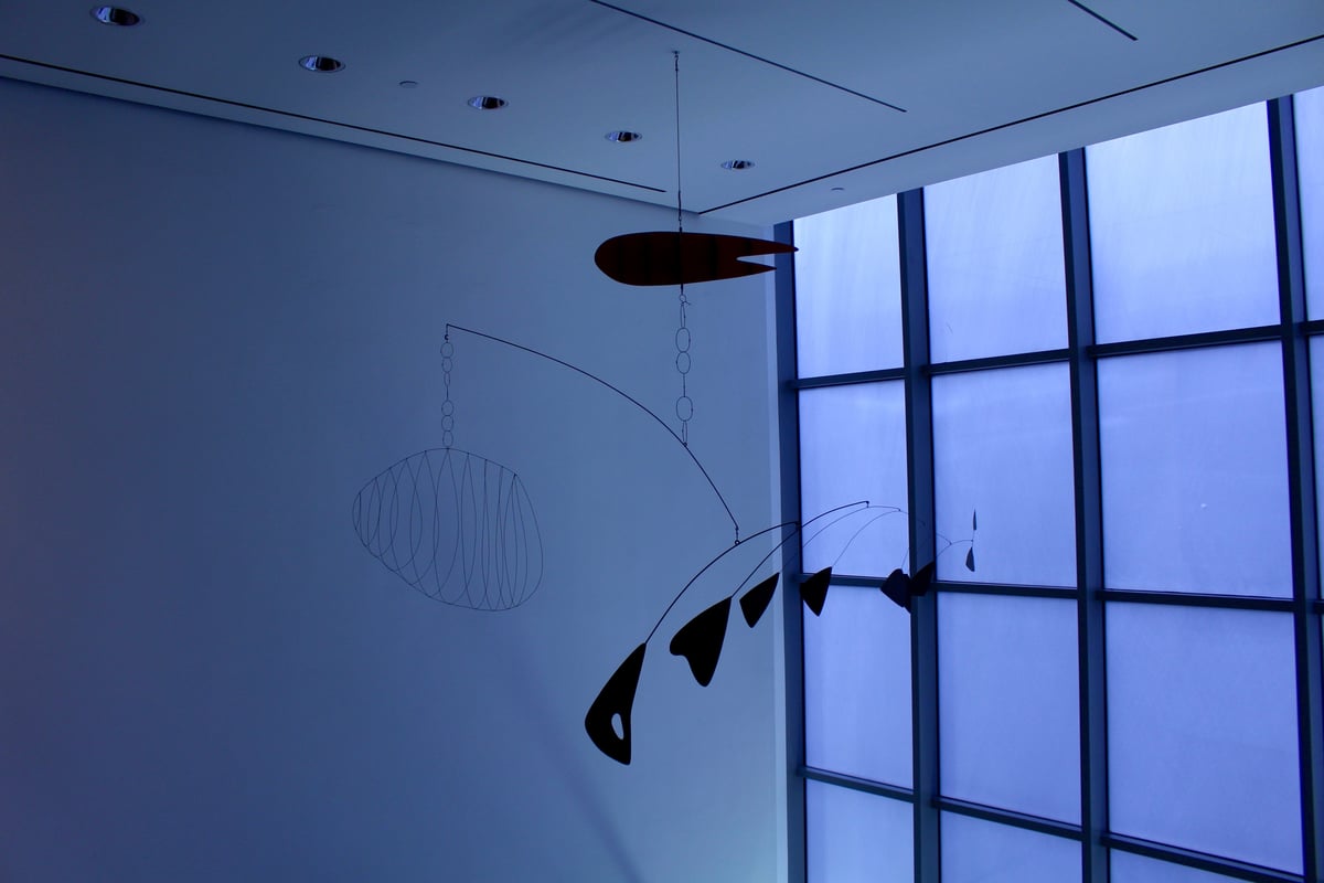 Alexander Calder - Sutterstock / Marla E (Hanging art fixture in MOMA)