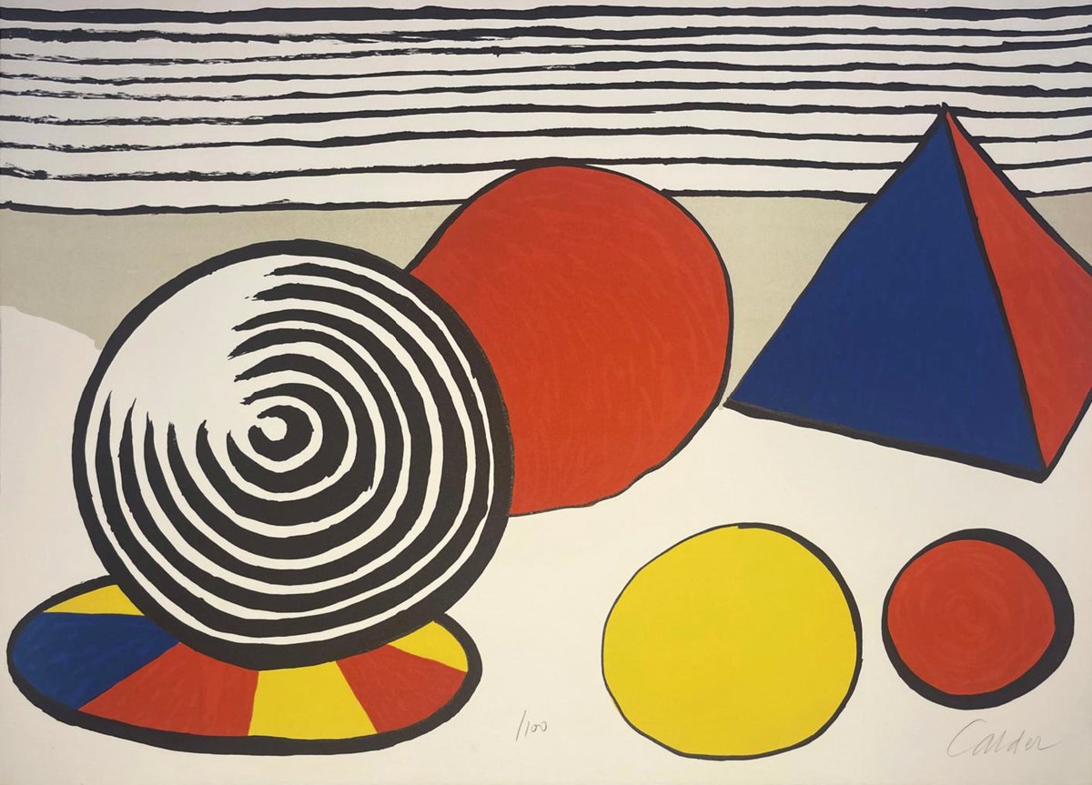 Artwork © Alexander Calder - Le point de non retour (from La Memoire Elementaire), 1976