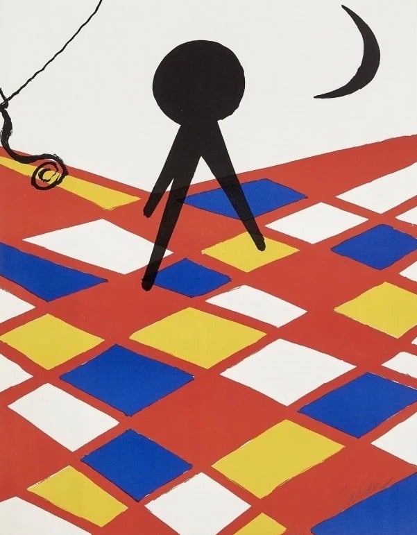 Alexander Calder - Tabouret Et Trois Pieds, 1969 