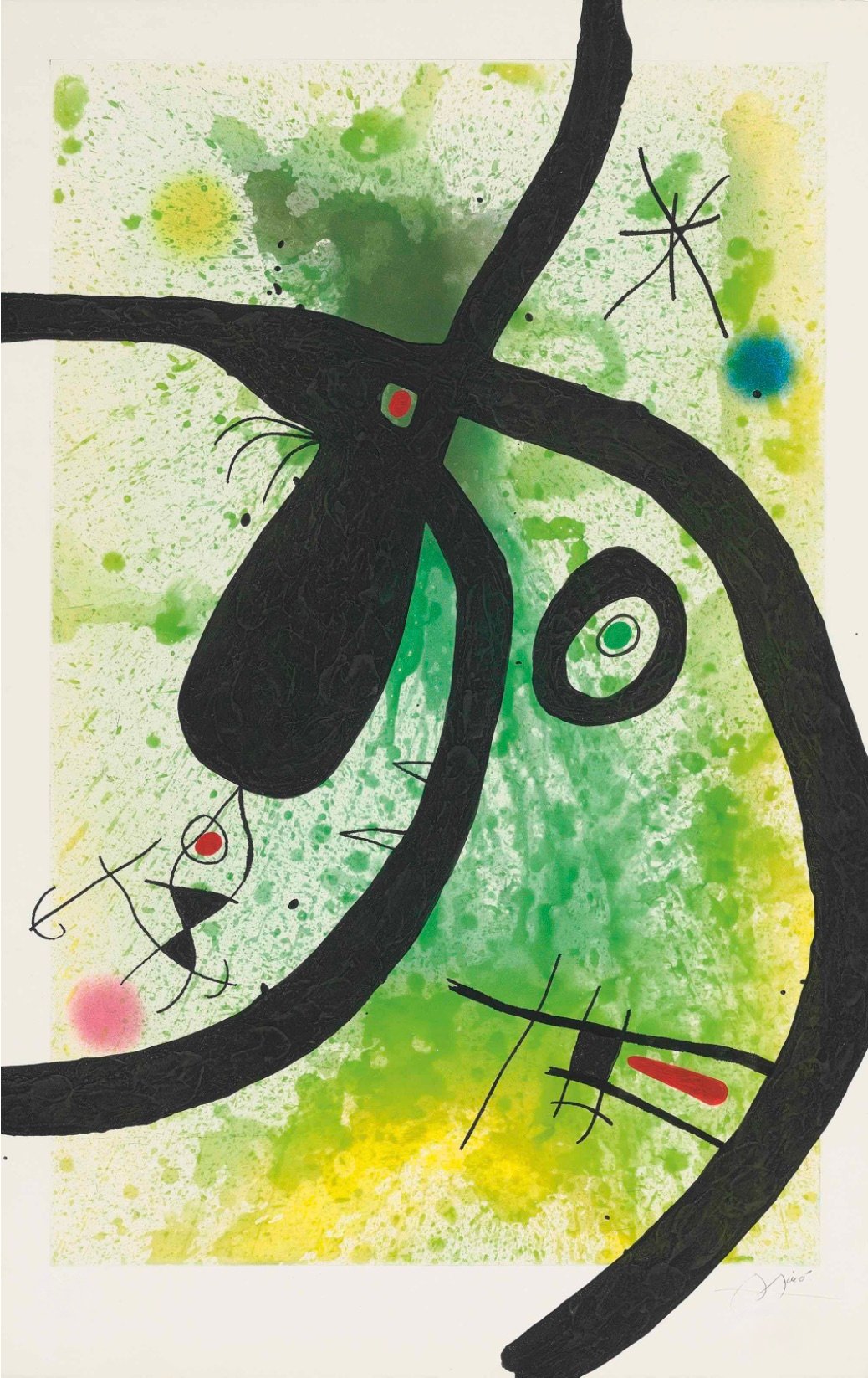 Joan Miró - El Cazador de Pulpos, 1969