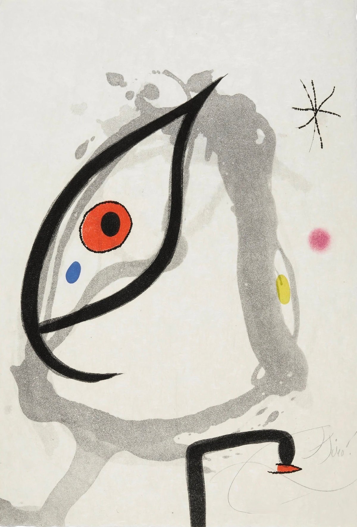 Artwork © Joan Miró (Passage De L'Egyptienne 4, 1985)