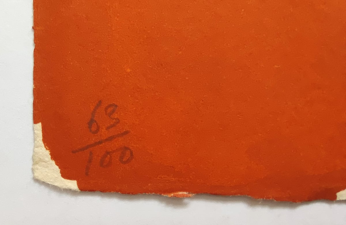 Numbered limited edition print