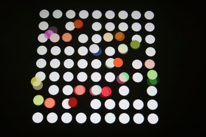 Artwork ©  Yaacov Agam  - Tactile painting, 2013