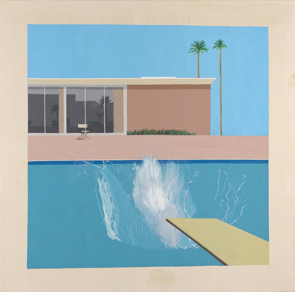  Artwork © David Hockney - A Bigger Splash, 1967