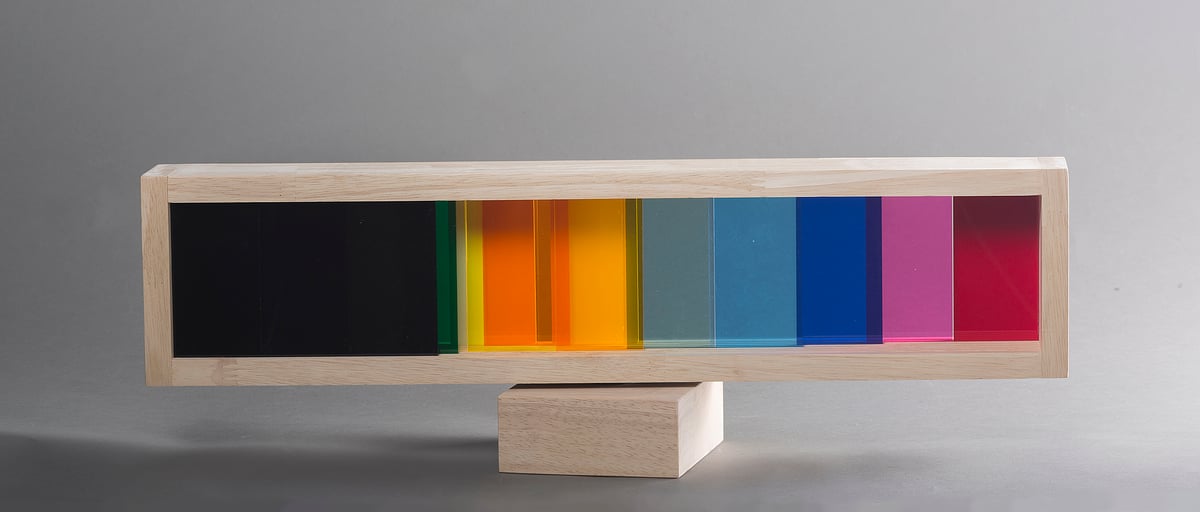 Artwork © Yaacov Agam - Infinity transparency #3, 2017