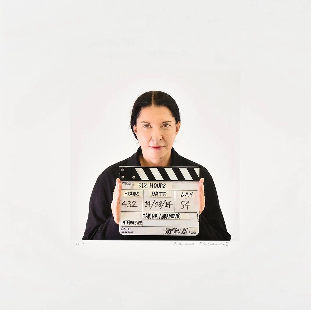 Artwork © Marina Abramovic - 512 Hours (2014), 2021