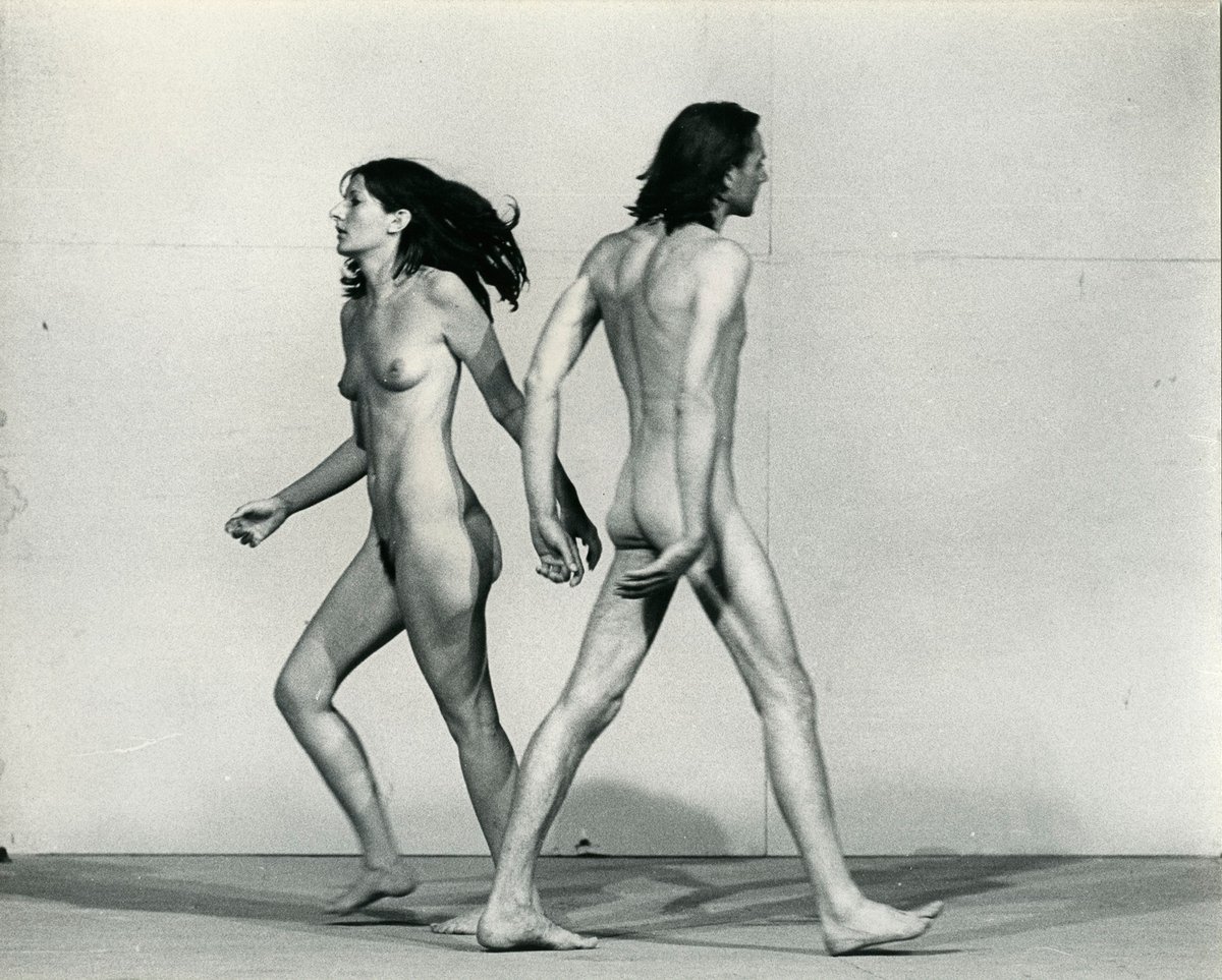 Ulay/Marina Abramovc, Relation in Space, 1976 Performance 58 minutes XXXVIII Biennale, Giudecca, Venice, July, 1976. Photo: Jaap de Graaf. Courtesy of the Marina Abramovic Archives © Ulay / Marina Abramovic / Bildupphovsrätt 2016