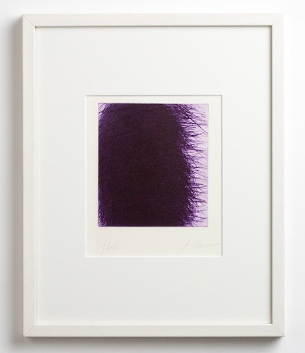 Artwork ©  Arnulf Rainer - Lila Wald, 2001