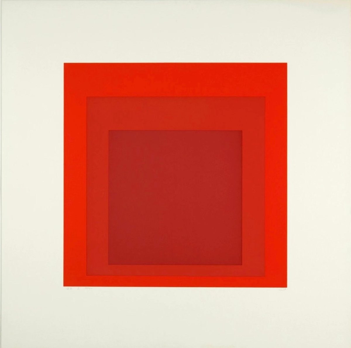 Artwork © Josef Albers - GB 2 (From Homage to the Square), 1969