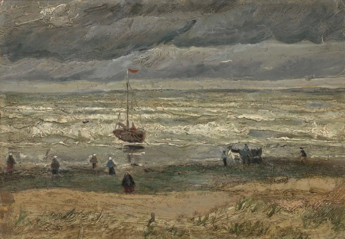  Vincent van Gogh - Zeegezicht bij Scheveningen (View of the Sea at Scheveningen), 1882