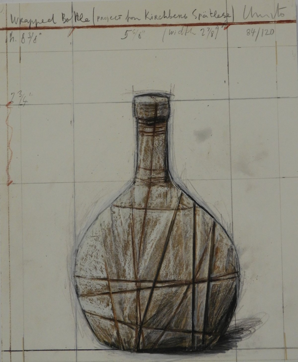 Artwork © Javacheff Christo (Wrapped bootle, 2007)