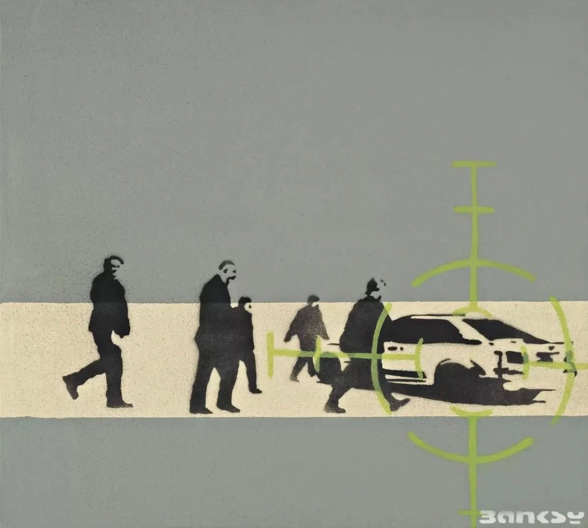 Artwork © Banksy - Precision Bombing, 2000