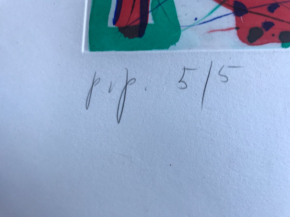 P.P. - Printer's Proof