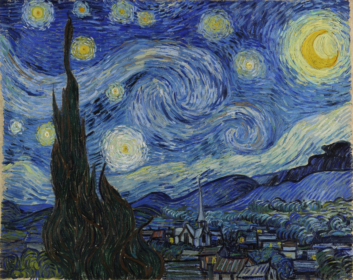 Artwork © Vincent van Gogh - The Starry Night, 1889