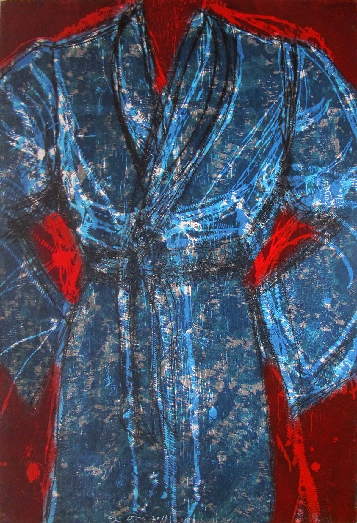 Artwork © Jim Dine - Blue Vienna, 2013