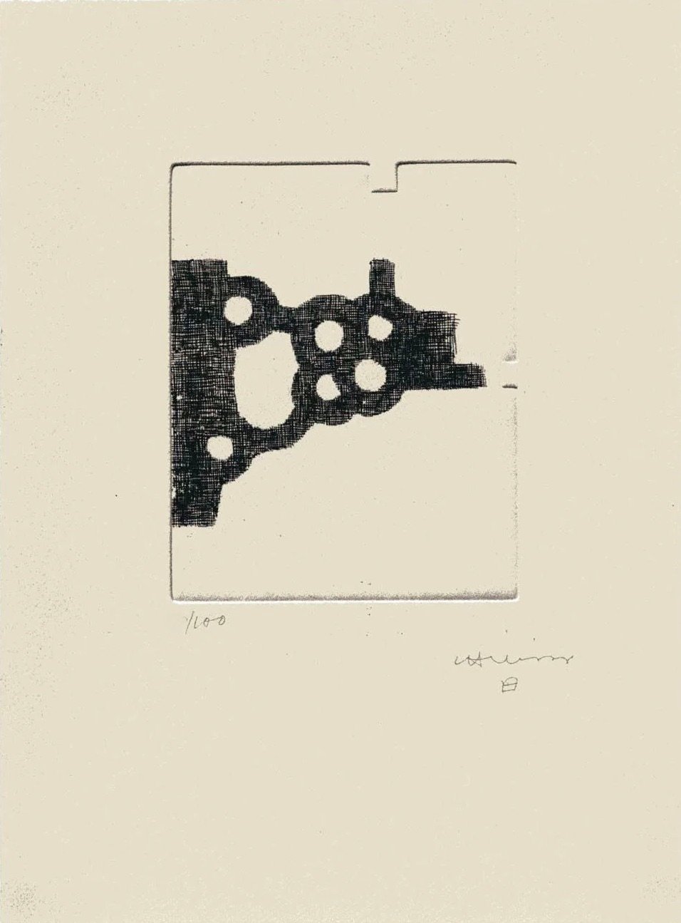 Artwork © Eduardo Chillida - Literature or Life III, 1997