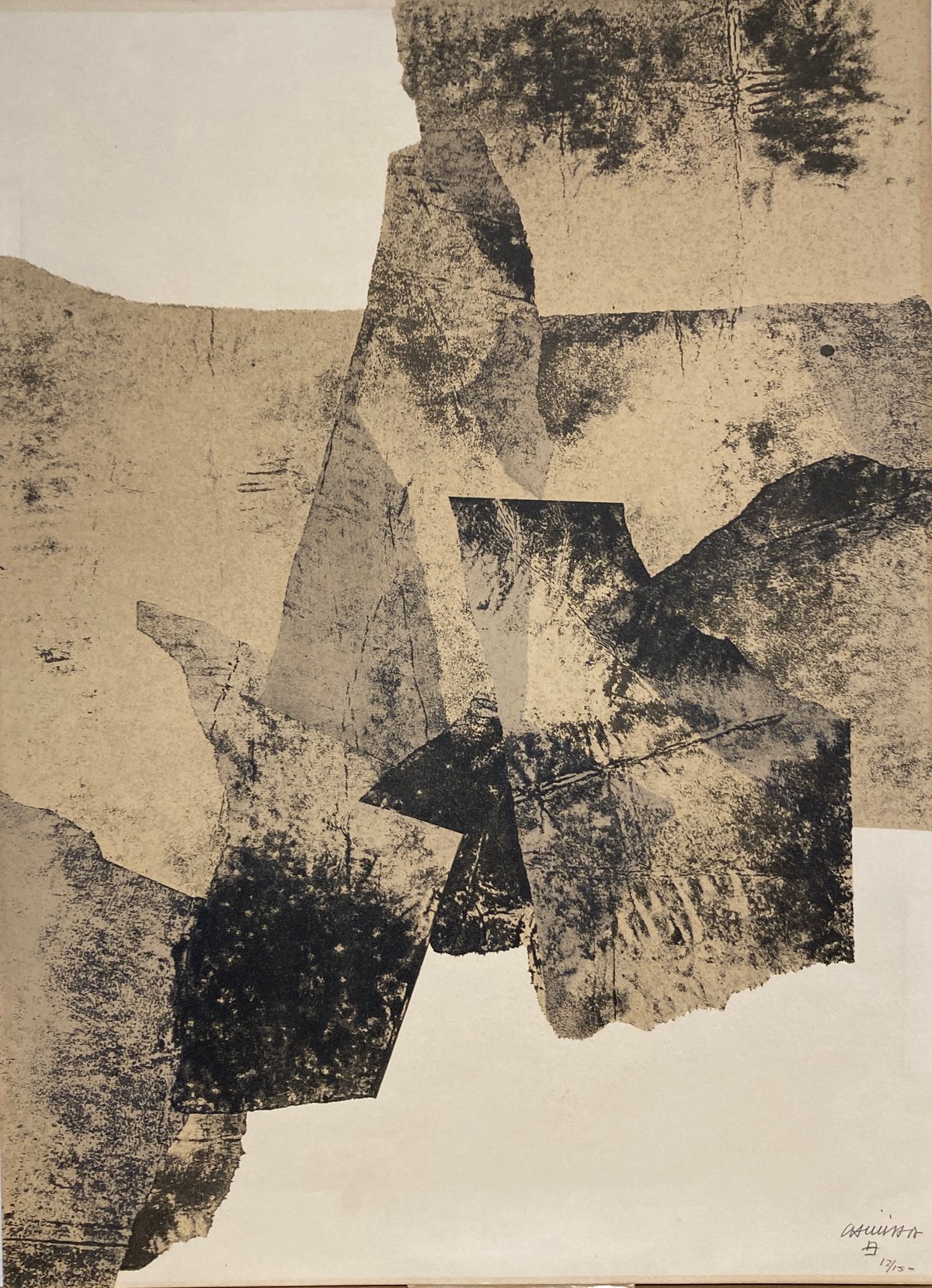 Artwork ©  Eduardo Chillida - Untitled n°73, 1961