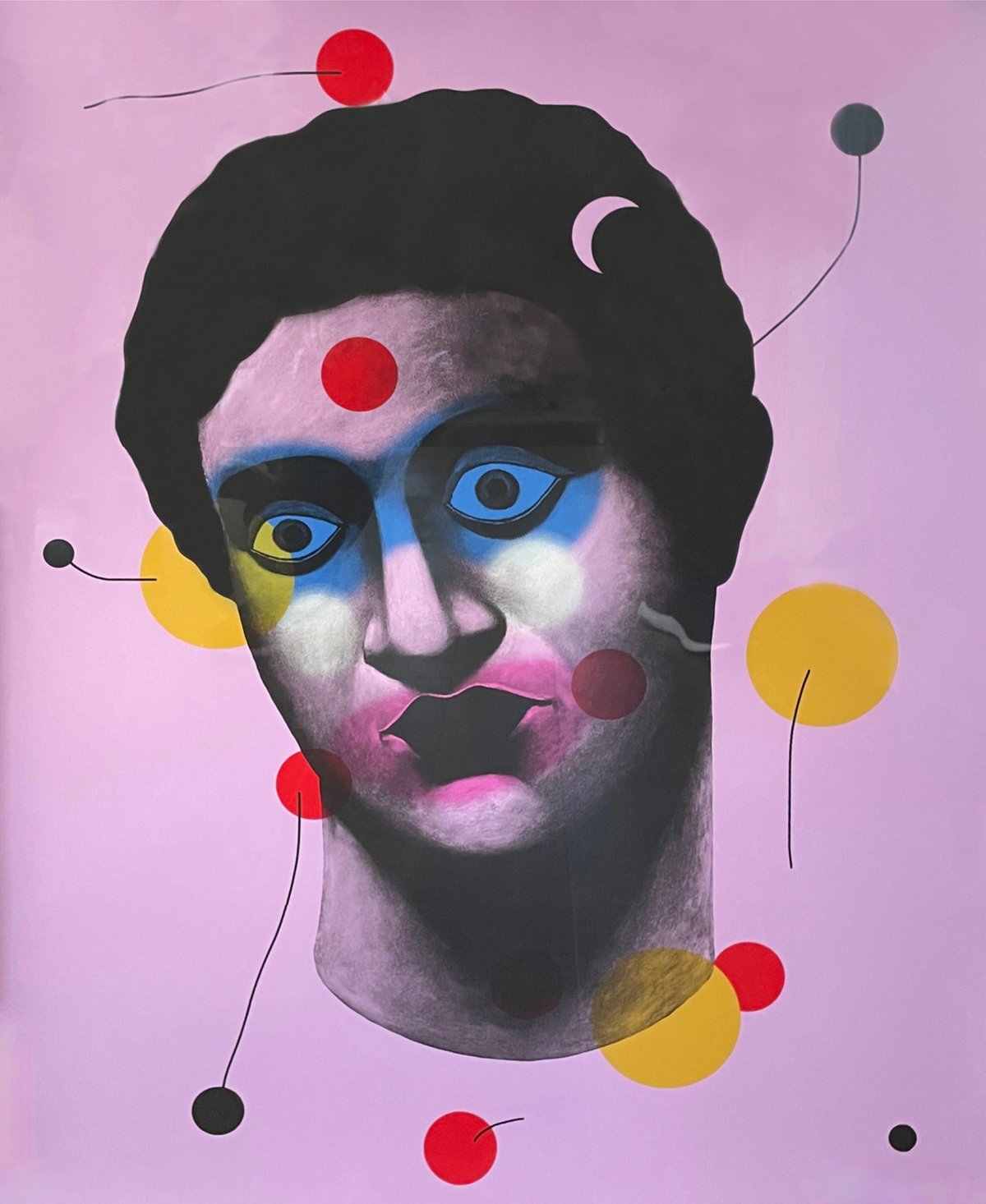 Artwork © Nicolas Party - Portrait for RXArt Children's Hospital Commission, 2019