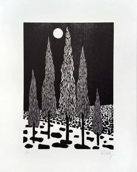 Artwork © Nicolas Party - Trees, 2020