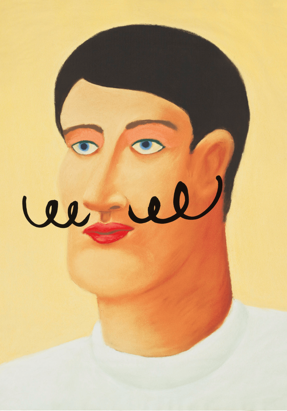 Artwork © Nicolas Party - Portrait with a Moustache, 2013