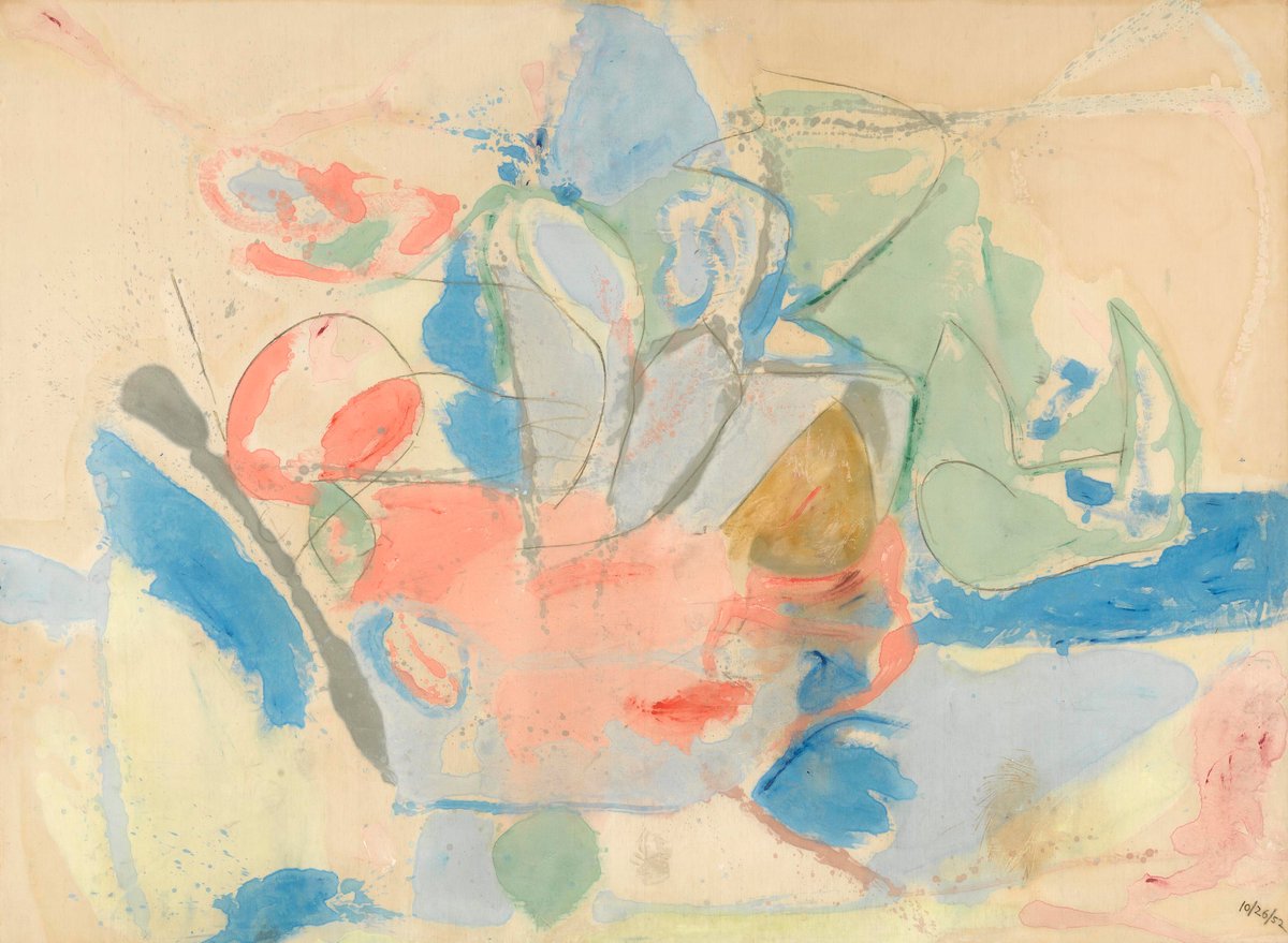 Mountains and Sea, 1952 / Image © Helen Frankenthaler Foundation, Inc. 