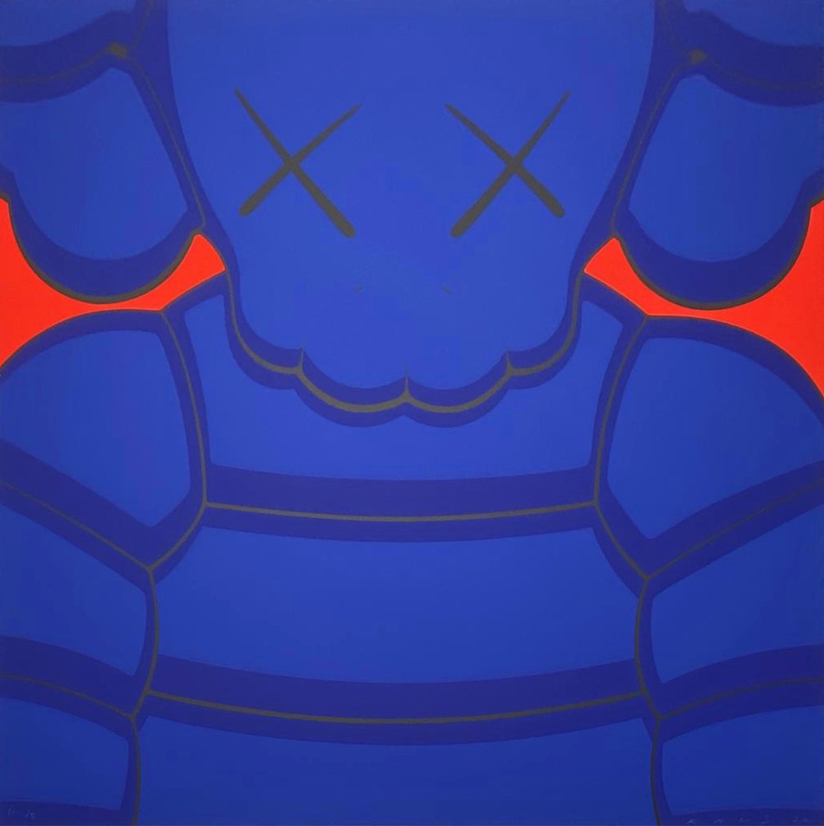 Artwork © KAWS - What Party - Blue, 2020