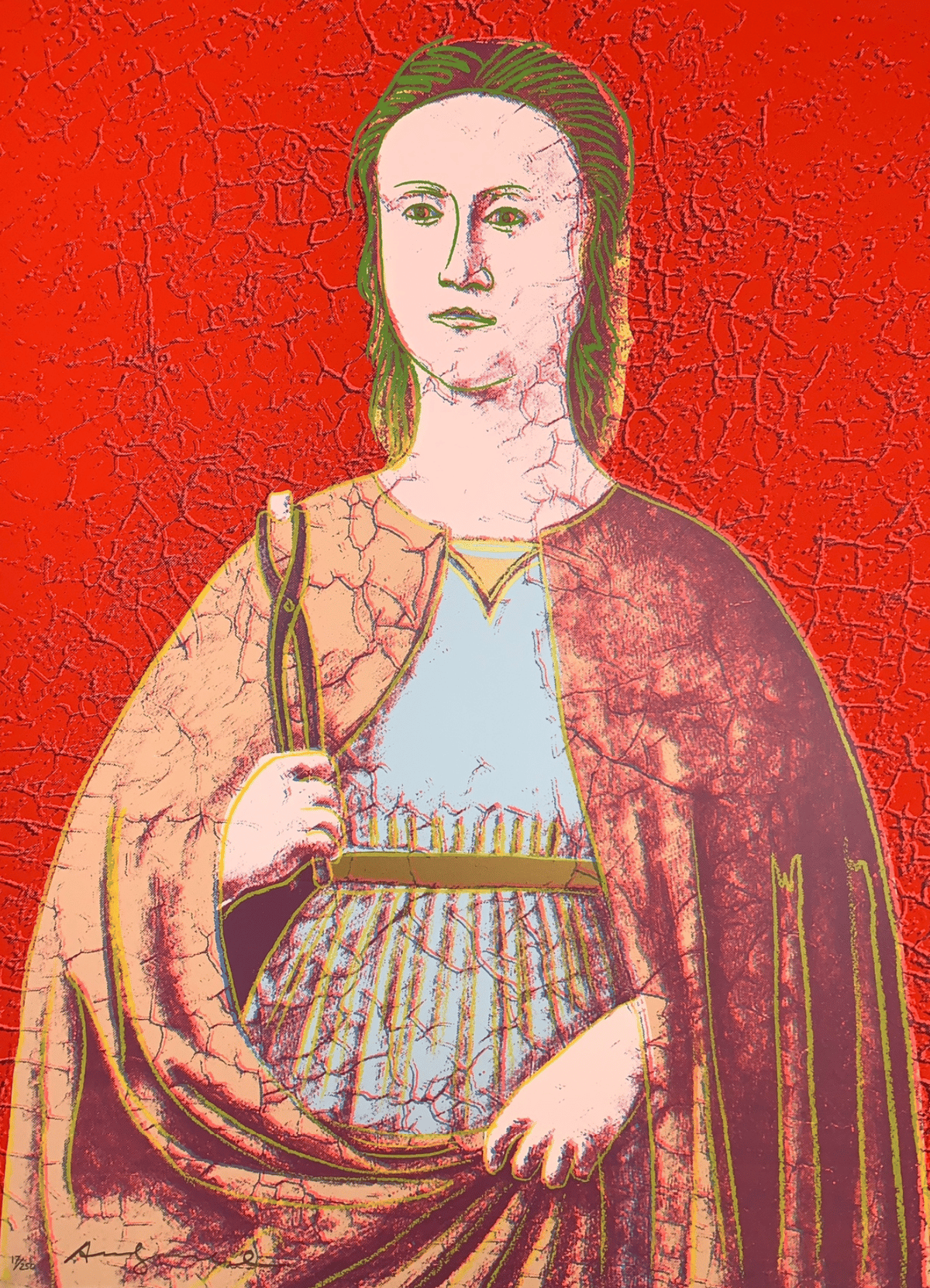 Artwork © Andy Warhol - Saint Apollonia (F. & S. II.330),1984