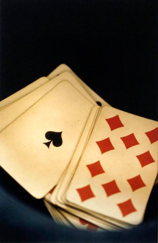 Artwork © Ralph Gibson - Cards (from L' Histoire de France), 1991