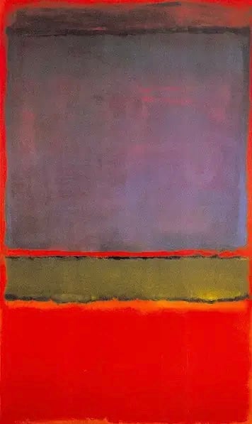 No. 6 (Violet, Green and Red), 1951 by Mark Rothko