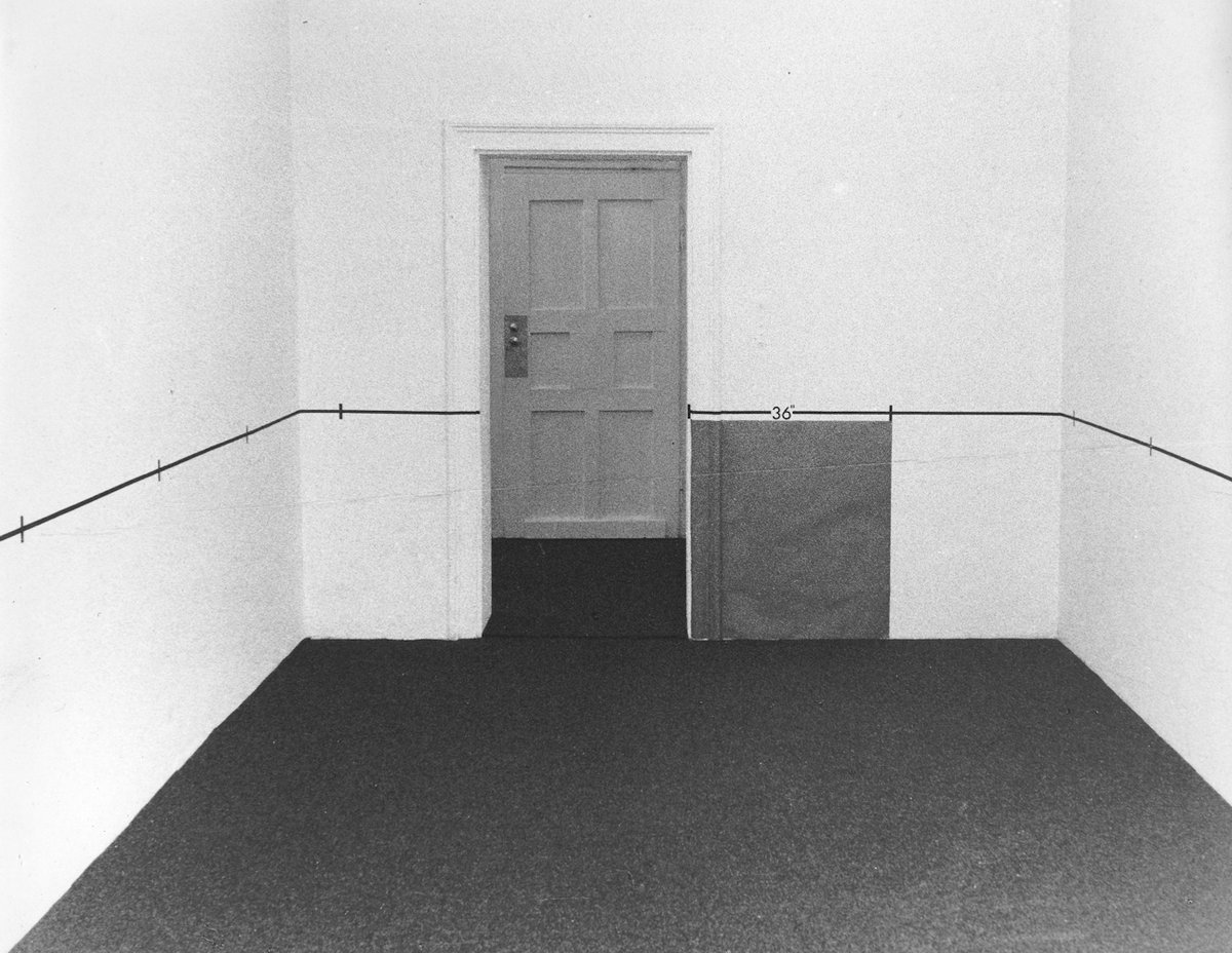 Mel Bochner - Measurement Room (1969)
