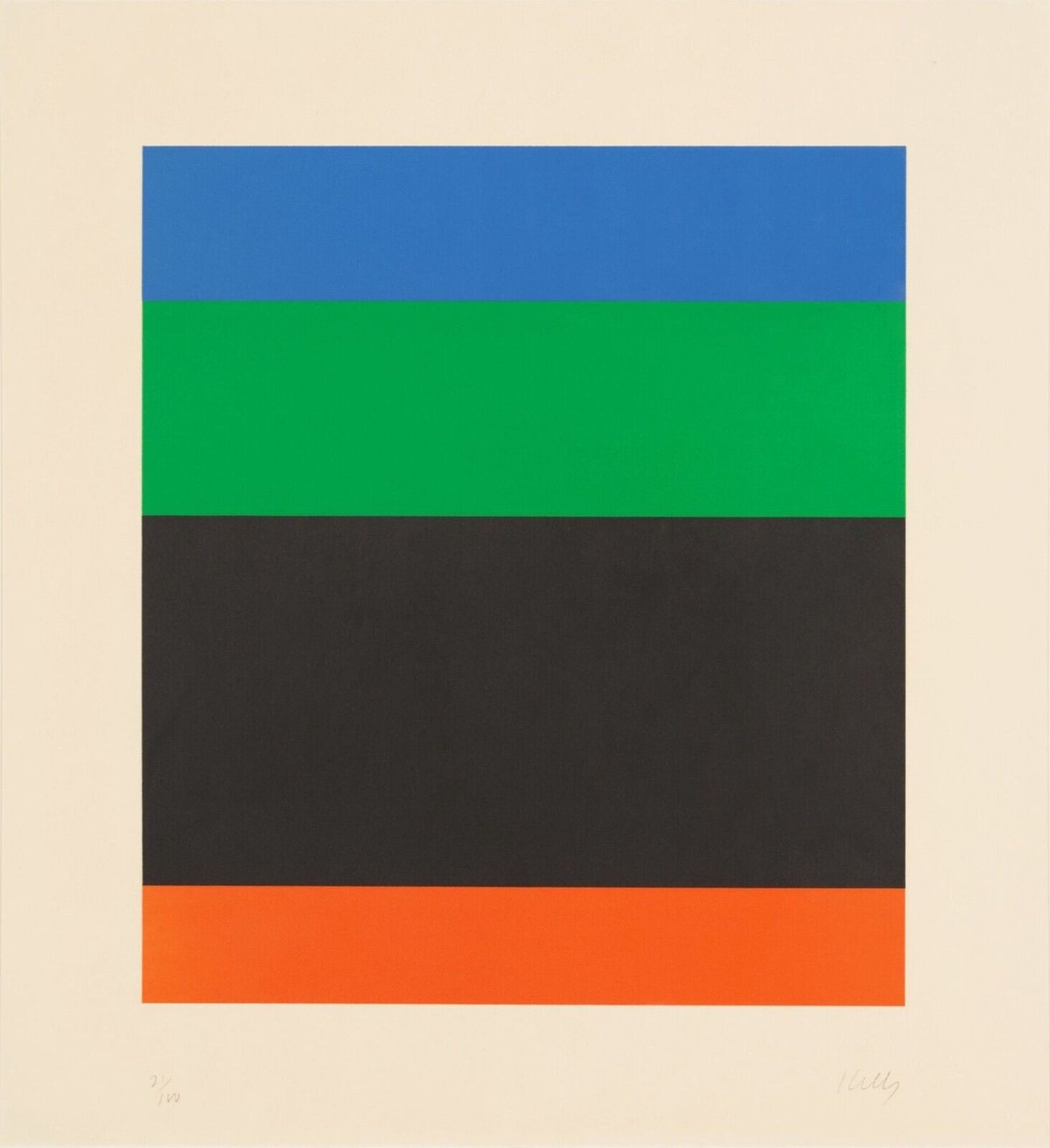 Ellsworth Kelly - Blue Green Black Red, 1971